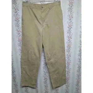 Vintage Talon Khaki Pants Men Size 34x32 Cotton Polyester Blend